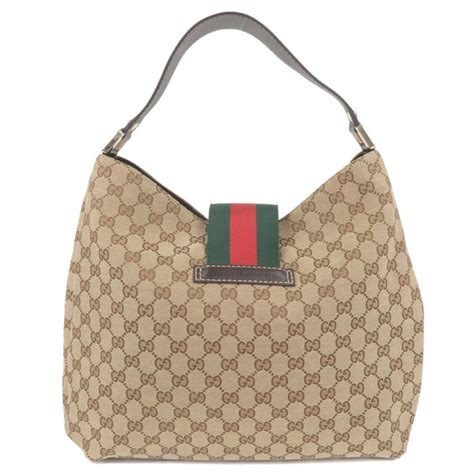 borsa gucci hobo 211933 originale|Gucci Hobo Shoulder Bag GG Canvas Leather Sherry line .